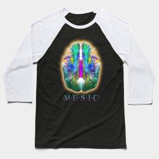 Music Brain Baseball T-Shirt